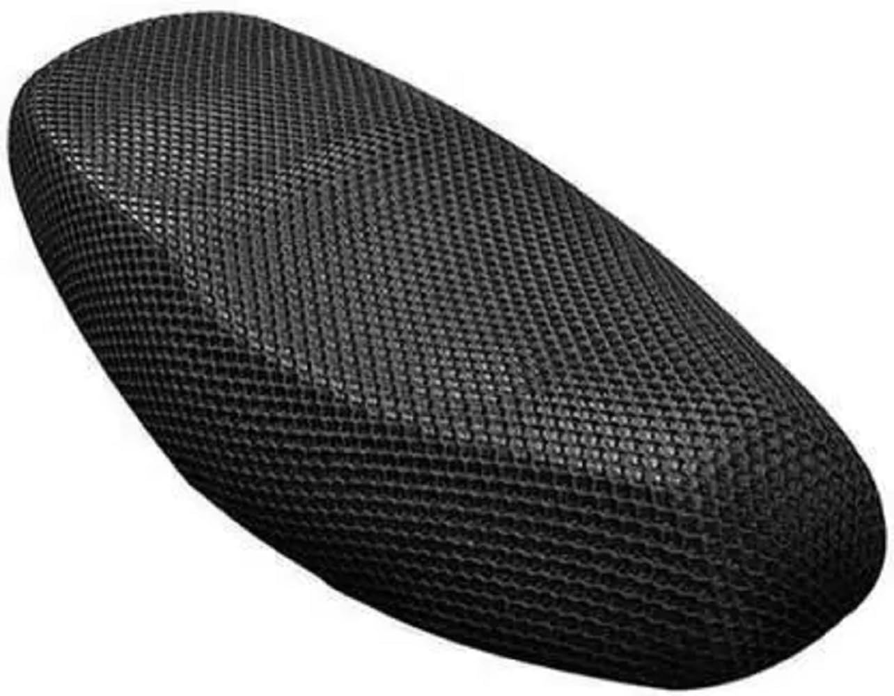 Lakshmina Enterprises Free Size 3D Breathable Mesh Net Cushion Black Single Scooty/Bike Seat Cover for Honda Activa old, Activa 125, Activa 3G, Activa 4G, Activa 5G, Activa 6G, Activa i, Access-image-9