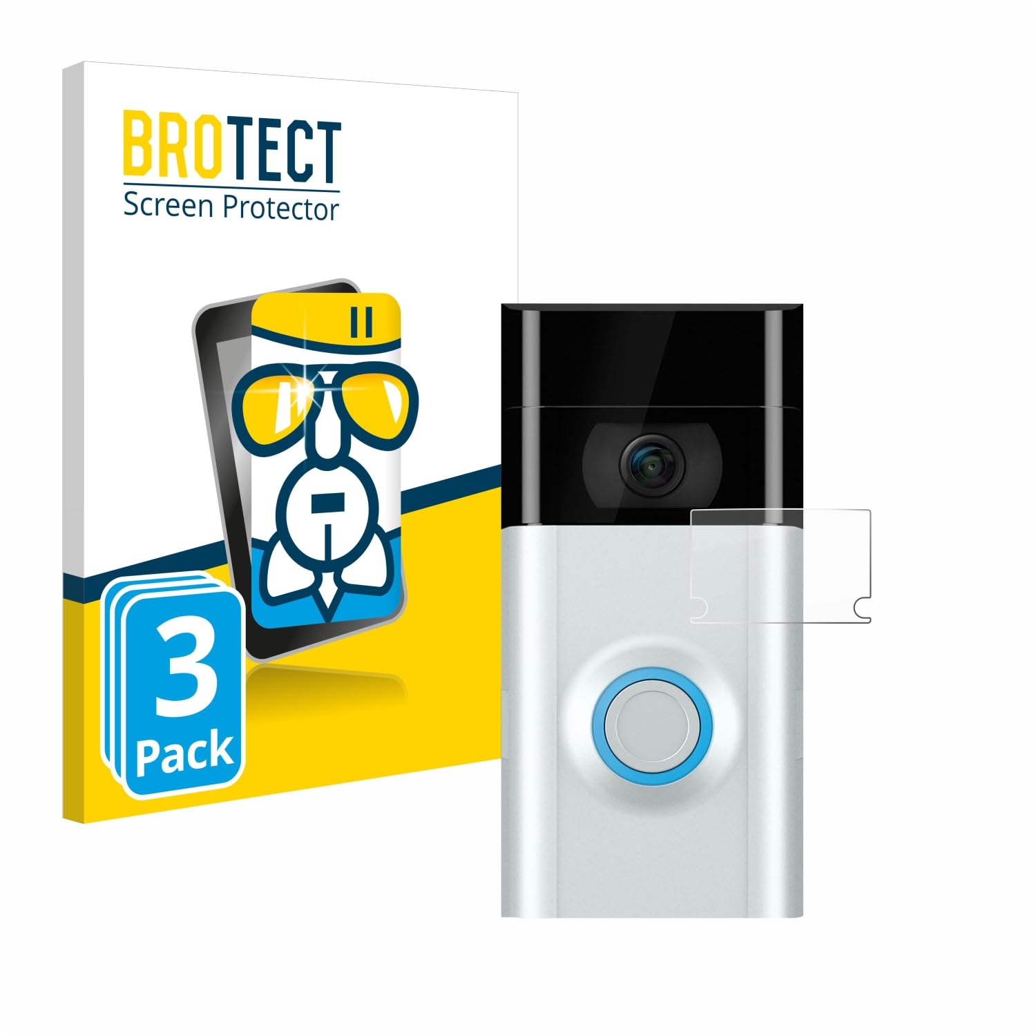 Brotect AirGlass Pellicola In Vetro Ibrido Per Polar Grit X Pro (3 Pezzi) – Durezza 9H, Anti-impronta, Made In Germany - 3