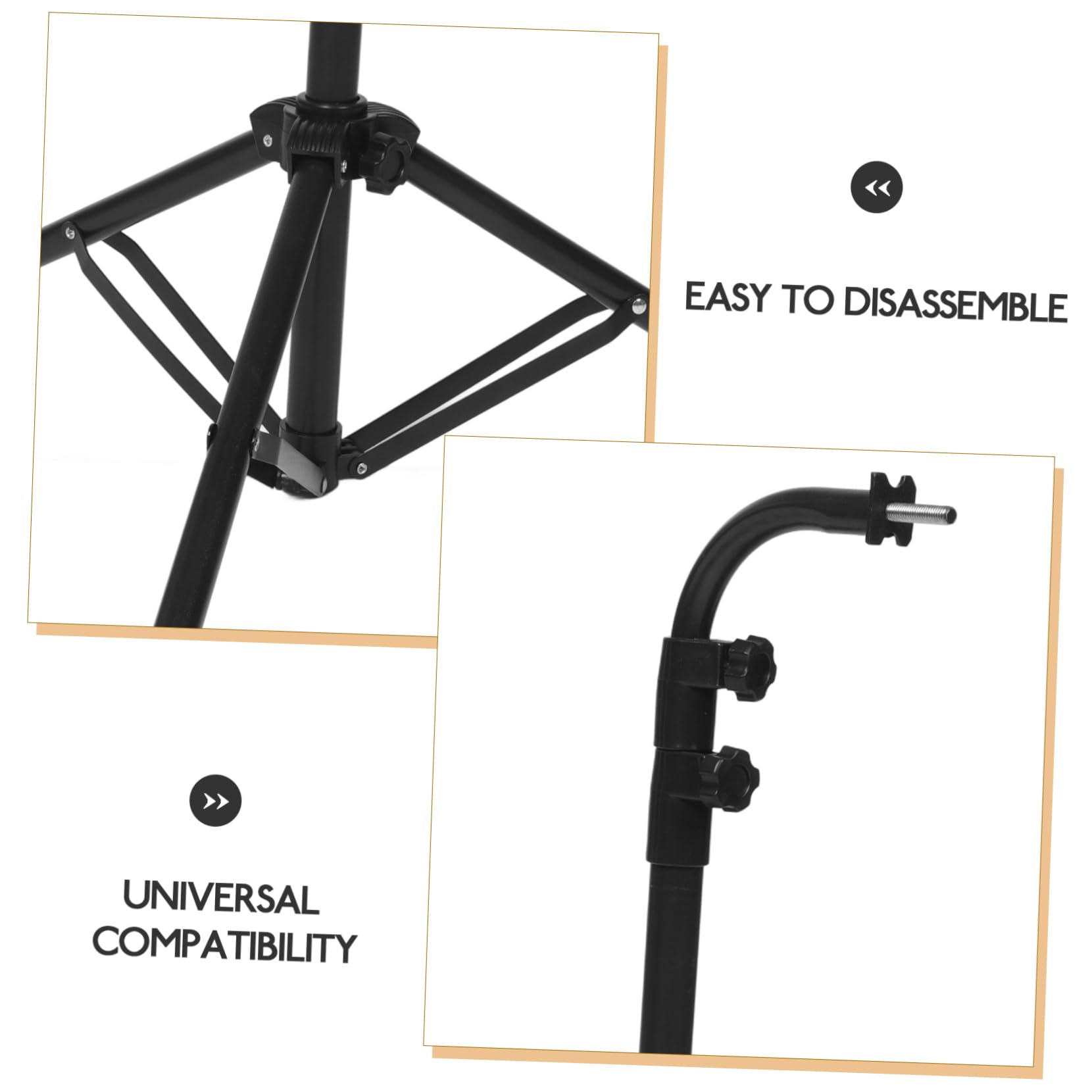 1 set per Strumenti Percussione Regolabile Treppiede Rimovibile per Campane Vento e Strumenti Musicali da Palco Compatibile con Bar Chimes