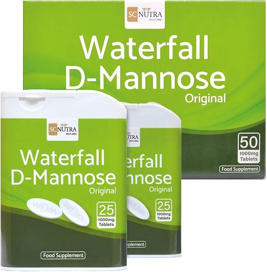 DMannose Tablets 1000mg Waterfall DMannose sourced Naturally from