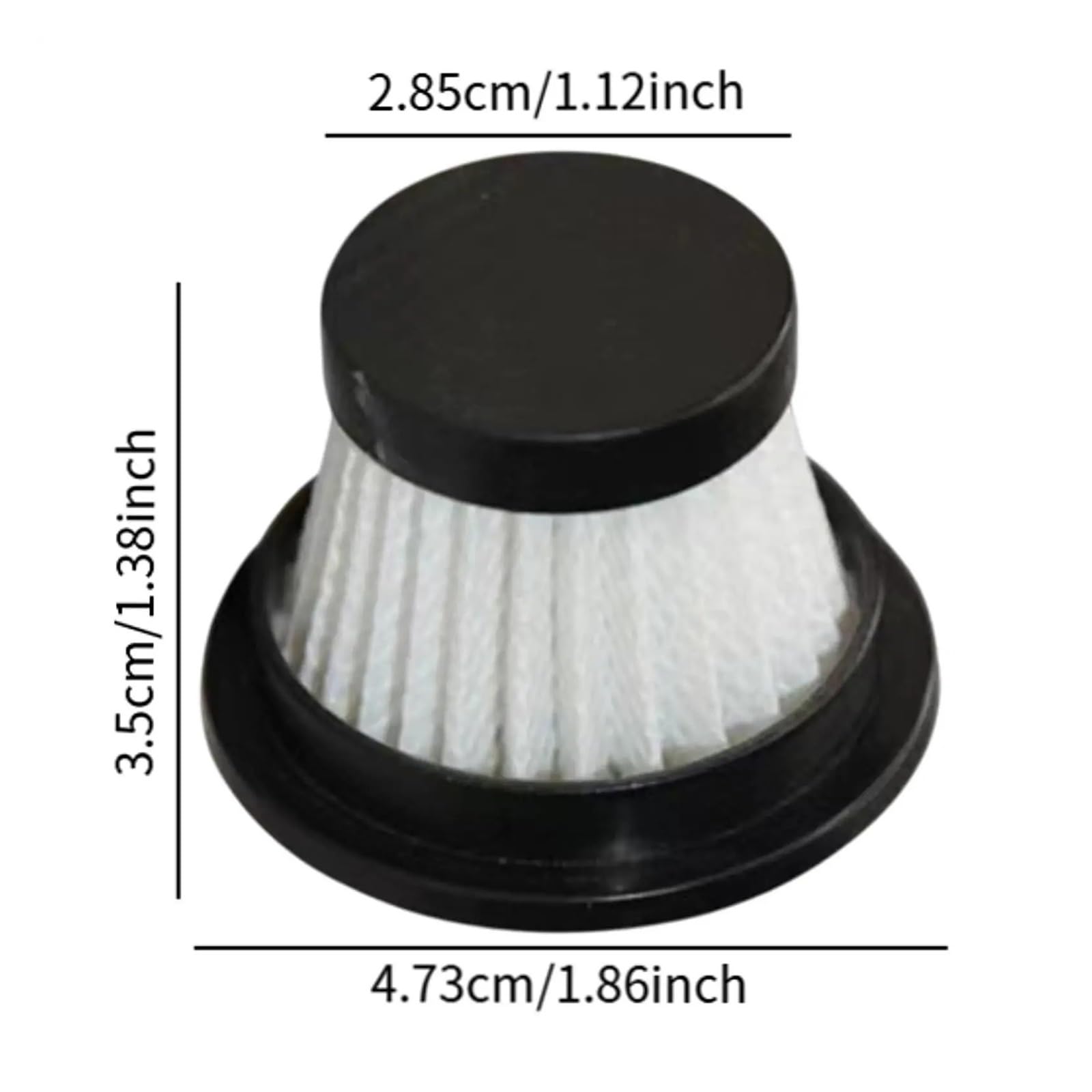 10 Filtros HEPA Lavables, Solo Suministros De Limpieza, Filtro De Repuesto For Aspiradoras, For Uso Diario, Hogar, Cocina, Dormitorio, Automóviles.