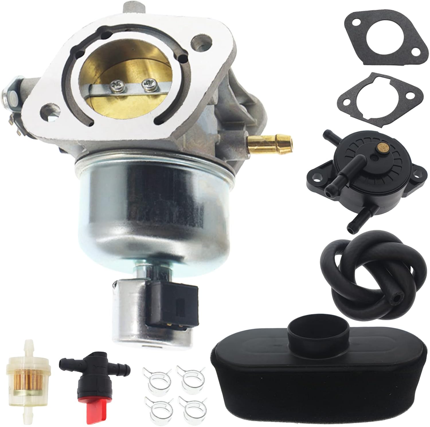 Carburetor 15004-0985 for Kawasaki FR691V FS691V Engine 15004-0829 with 11013-0726 Air Filter