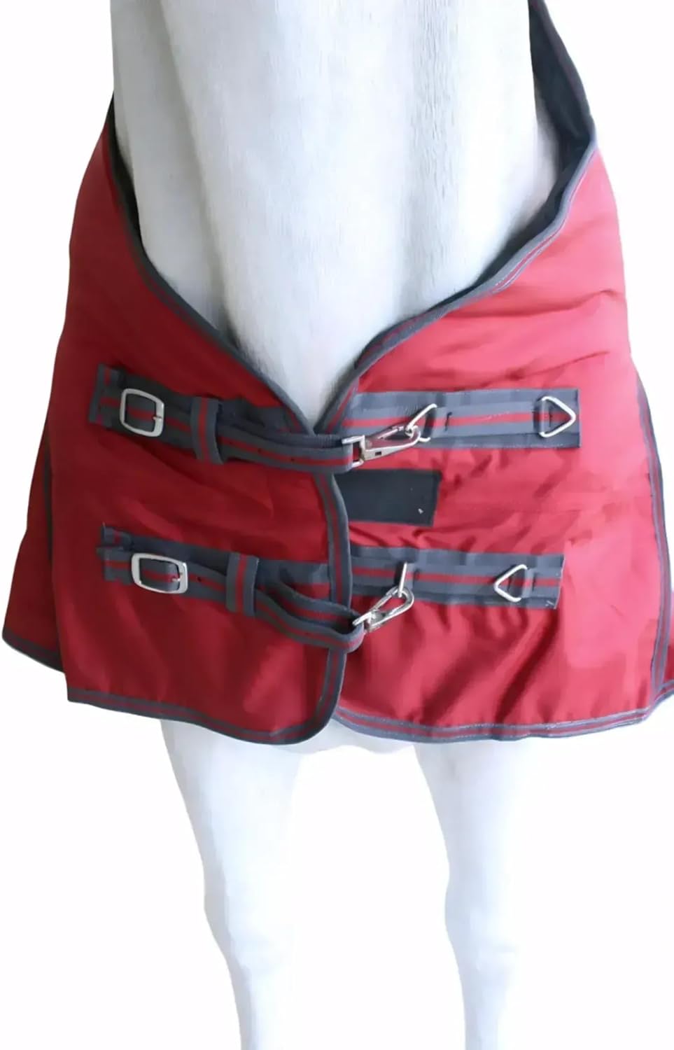 Challenger 1680D Horse Turnout Waterproof Heavy-Weight Winter Blanket Wine 6EE10