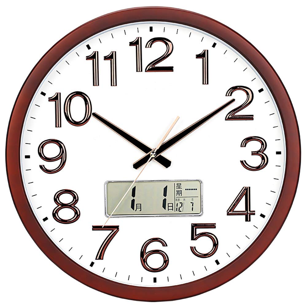 Wall Clock Quartz Clock, Quiet, Time Accurate, Easy to Watch, Sweeping Movement, Energy Saving, Home Decoration Accessories