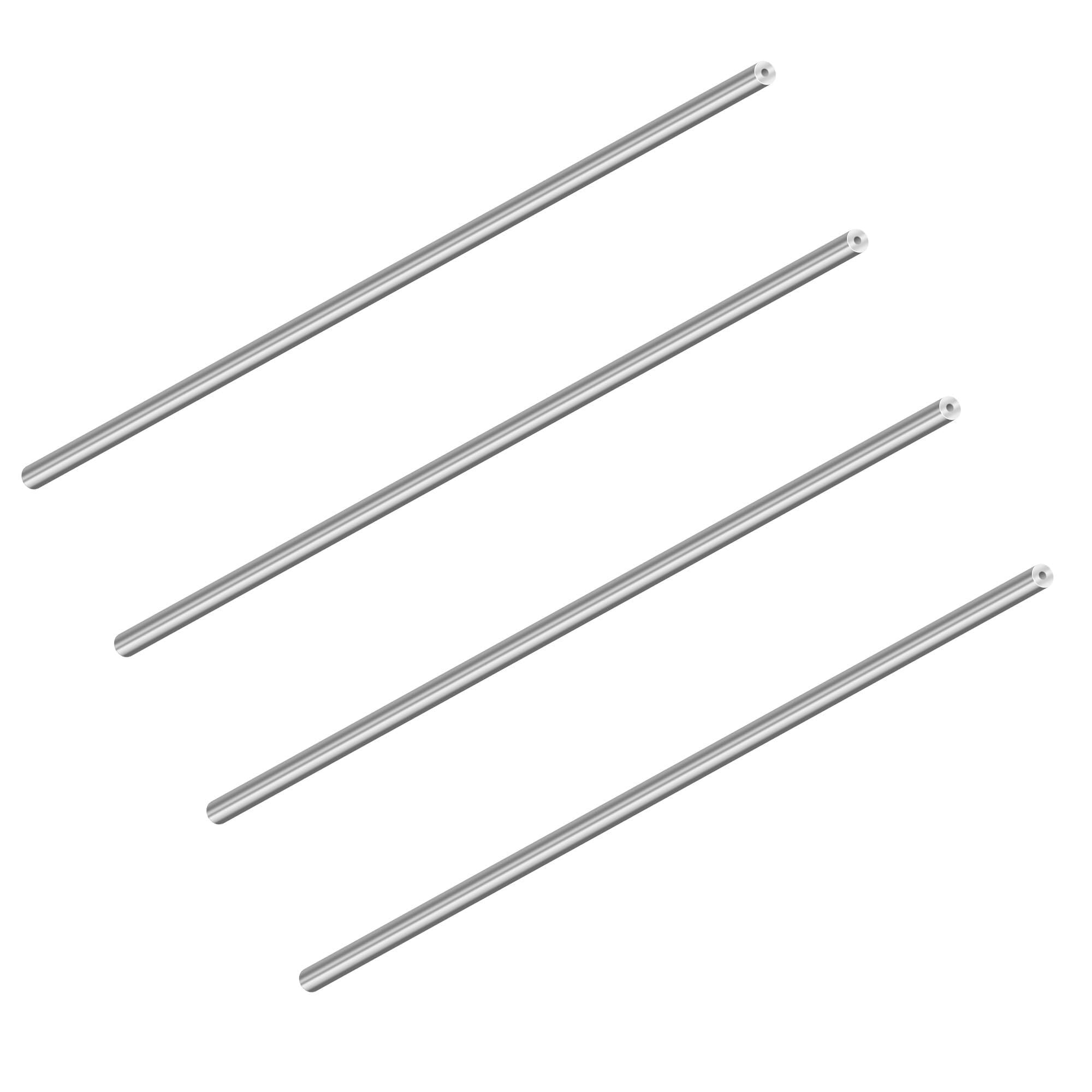304 Stainless Steel Tube, 304 Stainless Tubes 2-13mm OD x 0.5-1mm Wall 200mm 4 Pack(3mm x 1mm x 200mm)