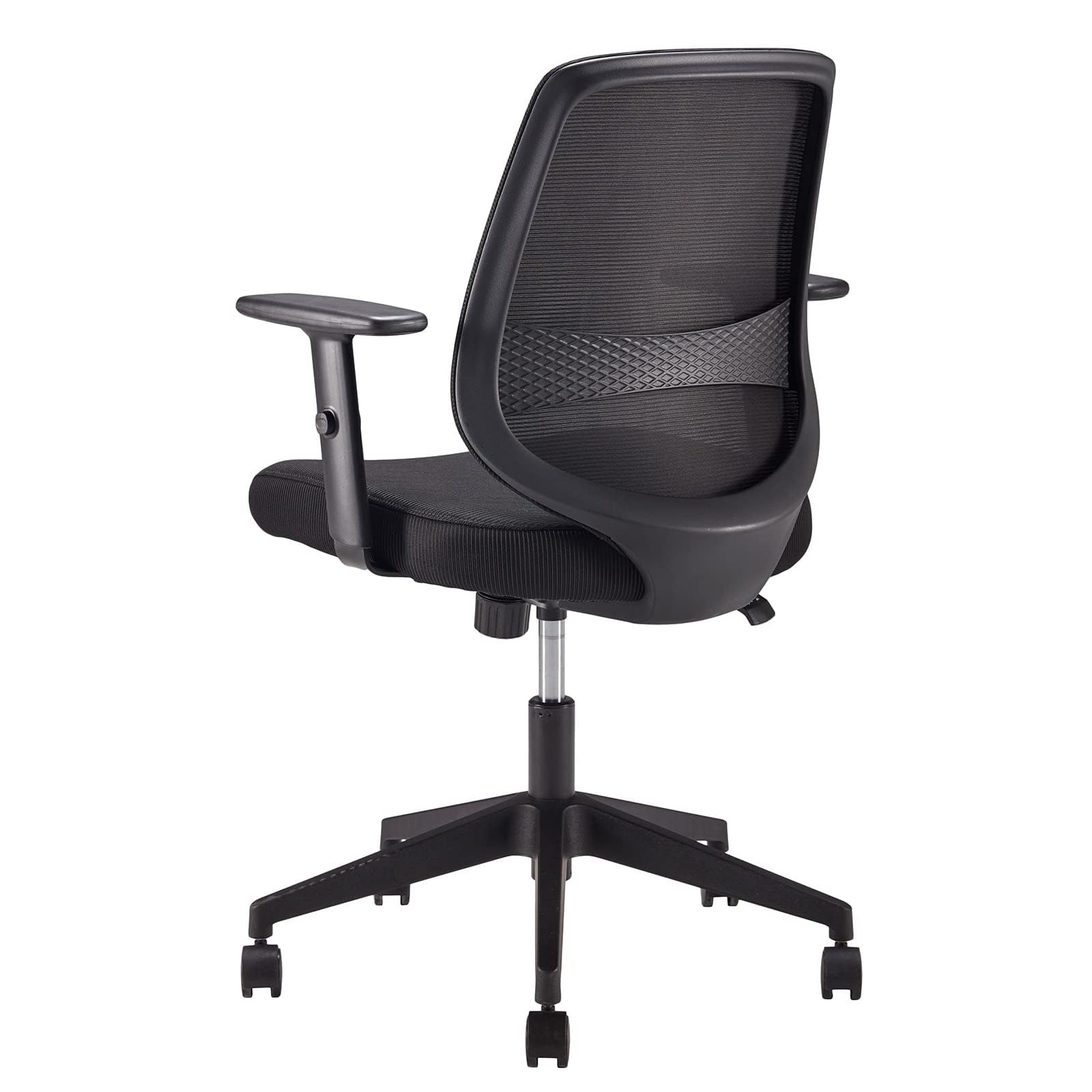 ML-Design Sedia da Ufficio Ergonomica Nera con Poggiatesta Supporto