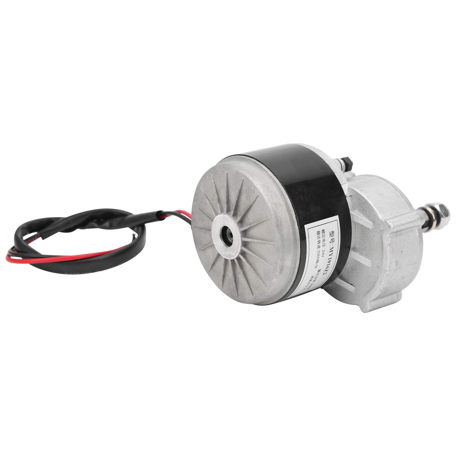 POENVFPO Silnik Elektryczny 24 V 250 W Silnik z Reduktorem Biegów Szczotkowany Hulajnogi ze Stopu Aluminium 3300 Obr./min do Hulajnogi Elektrycznej Skuter Elektryczny Wózek Inwalidzki DIY Użytkownicy