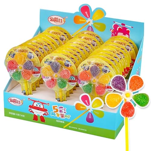 金稻谷五彩??糖 五種混合クルクルキャンディー12g x20本