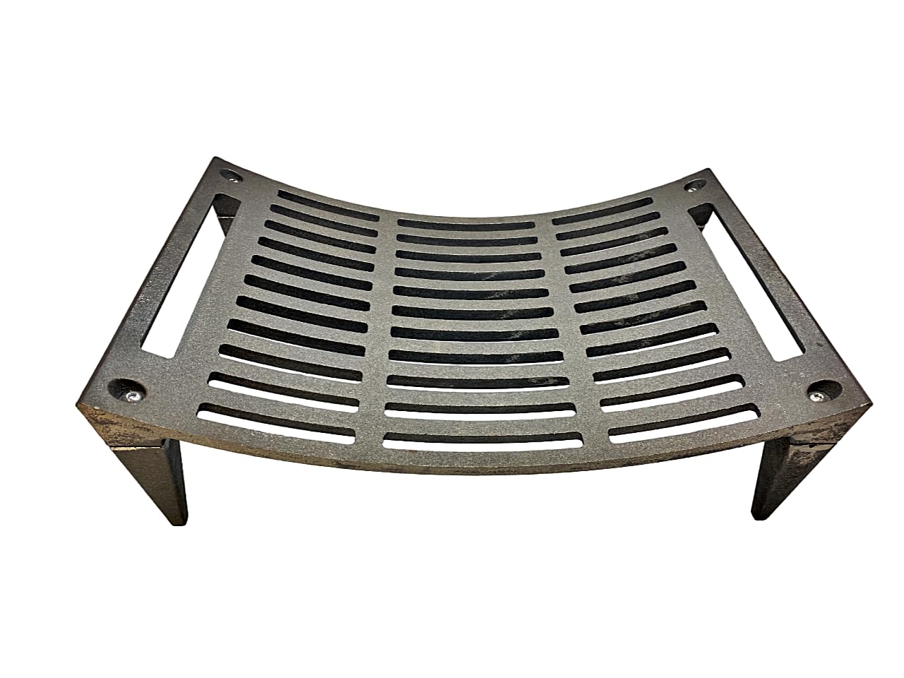 Braciere in Ghisa per Camino, Brucialegna per Caminetto, (L 45 - P 32 - H 13 cm) Peso: 8.50 kg, Resistente ad Alte Temperature, Made in Italy