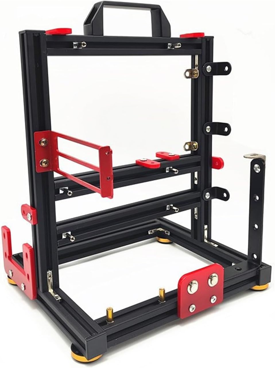 ITX ATX MATX EATX PC Frame Test Bench, Test Bench Open Air Case Water Cooling Fan Chassic, Open Air Frame Chassis Bracket, DIY Computer Motherboard Case Rack, Motherboard Chassis Set