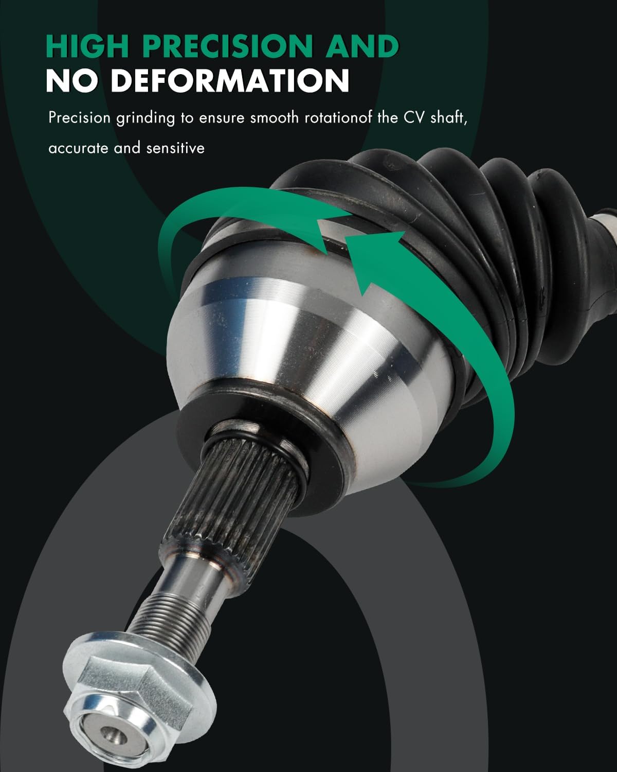 CV Axle Shaft Assembly Front Left Fit For Ford Edge 2.0L 2015-2018 FD8312, F2G33B437AC, NCV11126, TX876 FWD