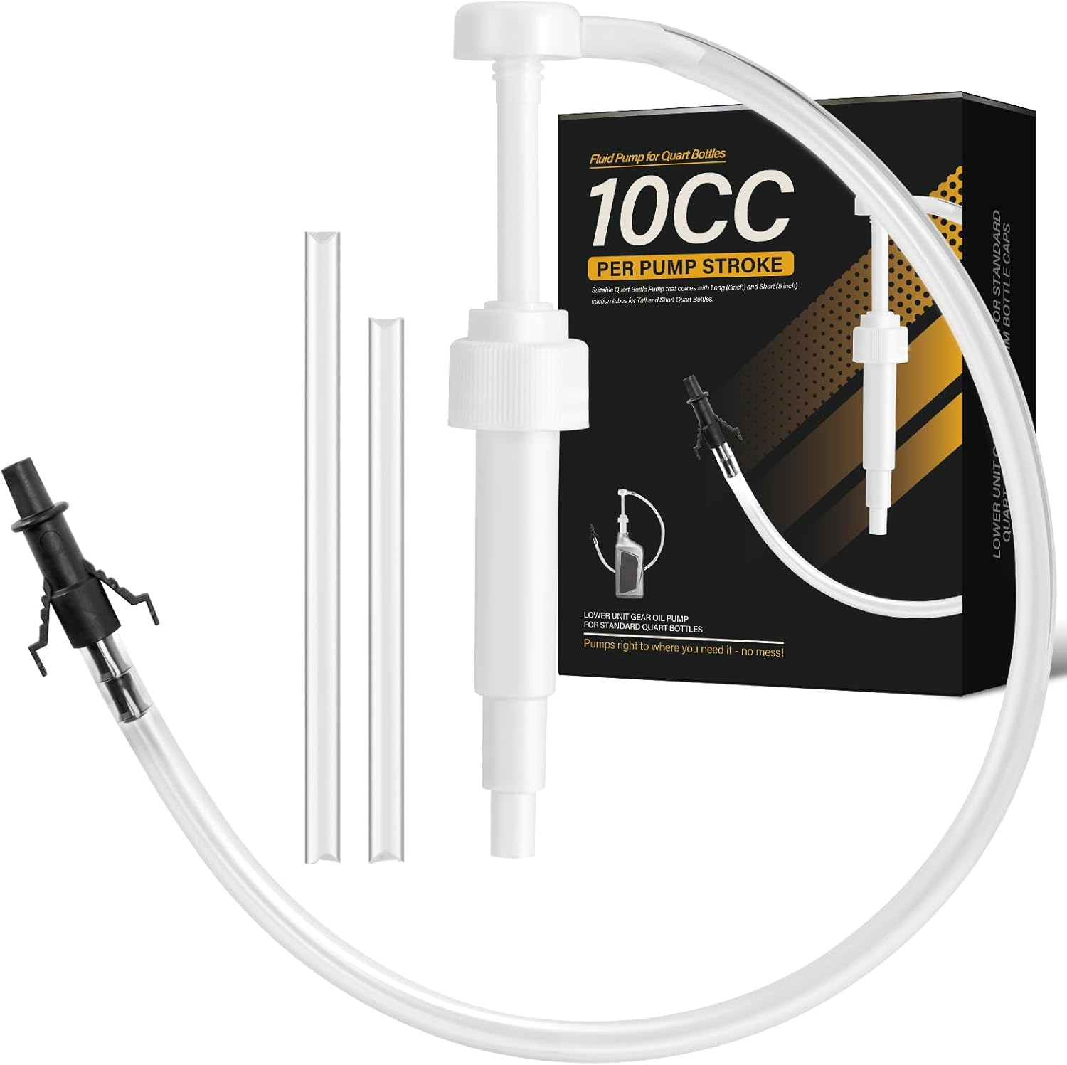 Pompe à Fluide Pour Bouteilles De Quart Standard, 8 Cc Par Course De Pompe, Pompe à Fluide De Transmission Avec Adaptateur 3ème Main, Huile D'engrenage De Transfert, Liquide De Transmission Et