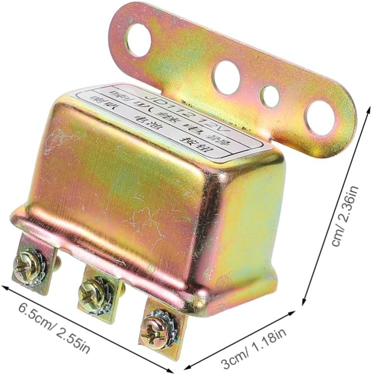 Automotive Horn Relay Metal Replacement for Truck and Car High Transfer Vehicle Accessory for Clear Loud Sound Compatibility for Enhanced Driving Safety