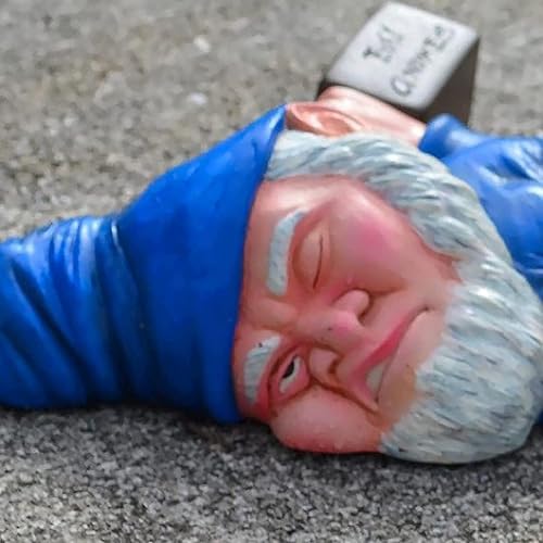 Miniatura 4 de Divertidos gnomos borrachos de jardín de 6.3 pulgadas, decoración para exteriores, estatuas de enanos traviesos, figuras de escultura de Knomes