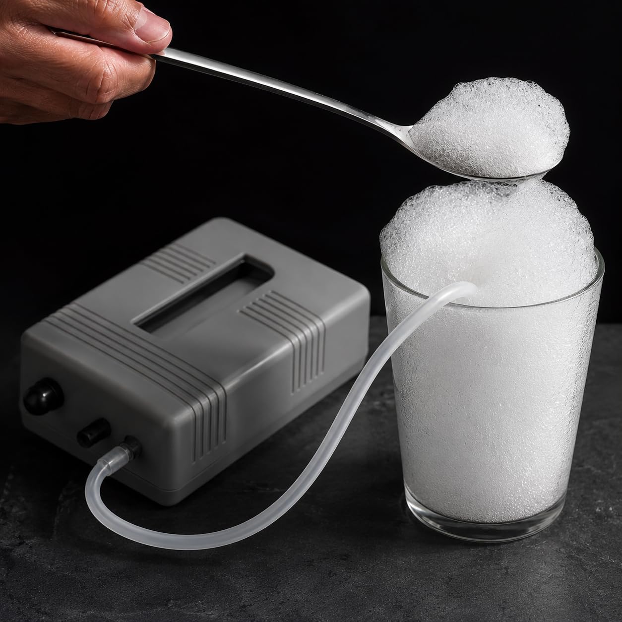 Máquina profesional de espuma molecular para cocinar gourmet y cócteles, generador de espuma culinaria para barbacoa, cobertura de bebidas y chapado
