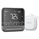 Smart Thermostat for Home with Room Sensor&comma; 7 Days Programmable&comma; Energy Saving WiFi Thermostats for House，APP & Touchscreen Control&comma; C Wire Required&comma; 3&period;95 Inch Large Screen