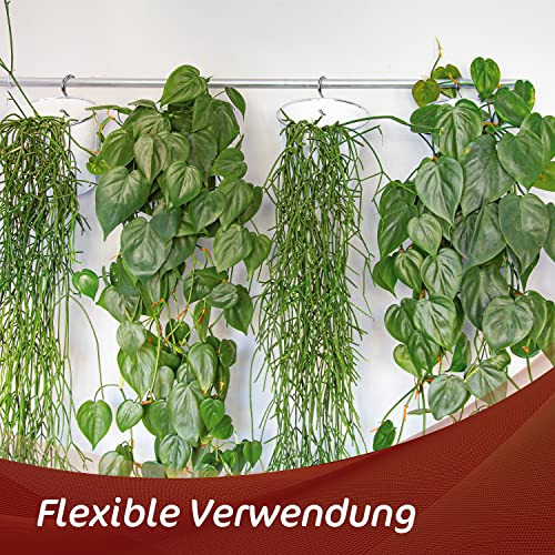 4smile S-Haken Edelstahl – 10er Set – Rostfreie Haken zum Einhängen, Küchenhaken für drinnen und draußen - Funktionale Aufhängehaken, Metallhaken zum Einhängen