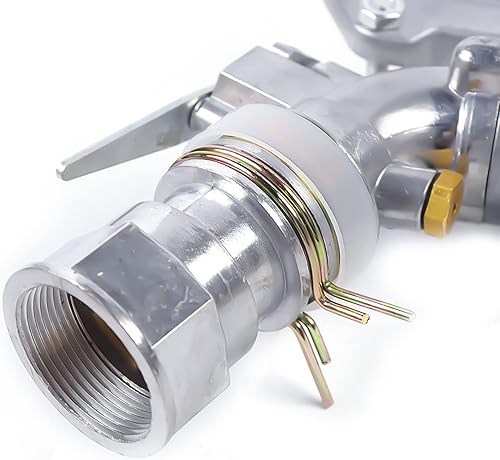 Miniatura 6 de Rociadores oscilantes de doble boquilla de 1.5 pulgadas, rociador de riego giratorio de 360 grados, radio de 164 pies, para uso agrícola y jardín en