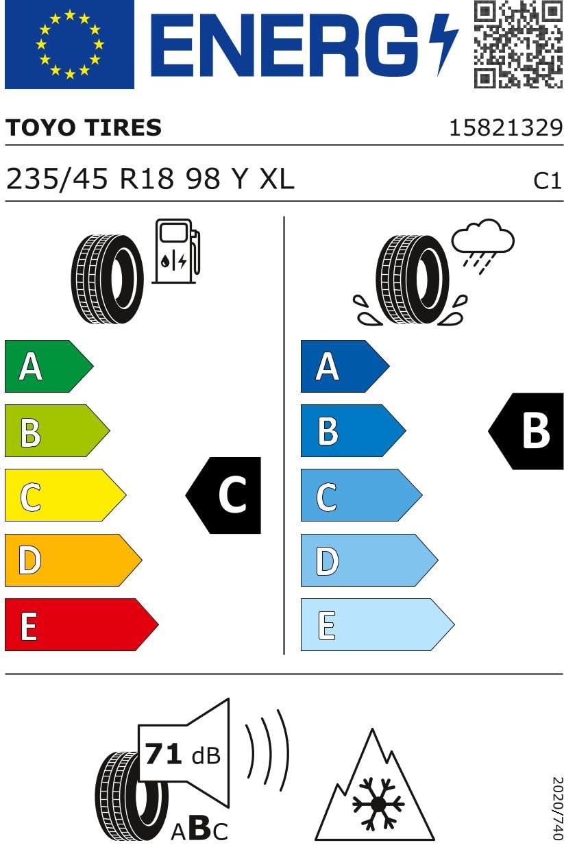 TOYO Tiri Pneumatici per Auto, Standard