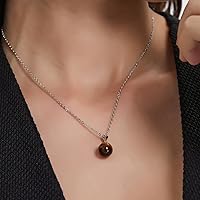 Vista 51 de Natural Jade Necklace for Women Sterling Silver Adjustable Handmade Green Jade Pendant Necklaces Healing Crystal Necklace Good Luck Gift for Her