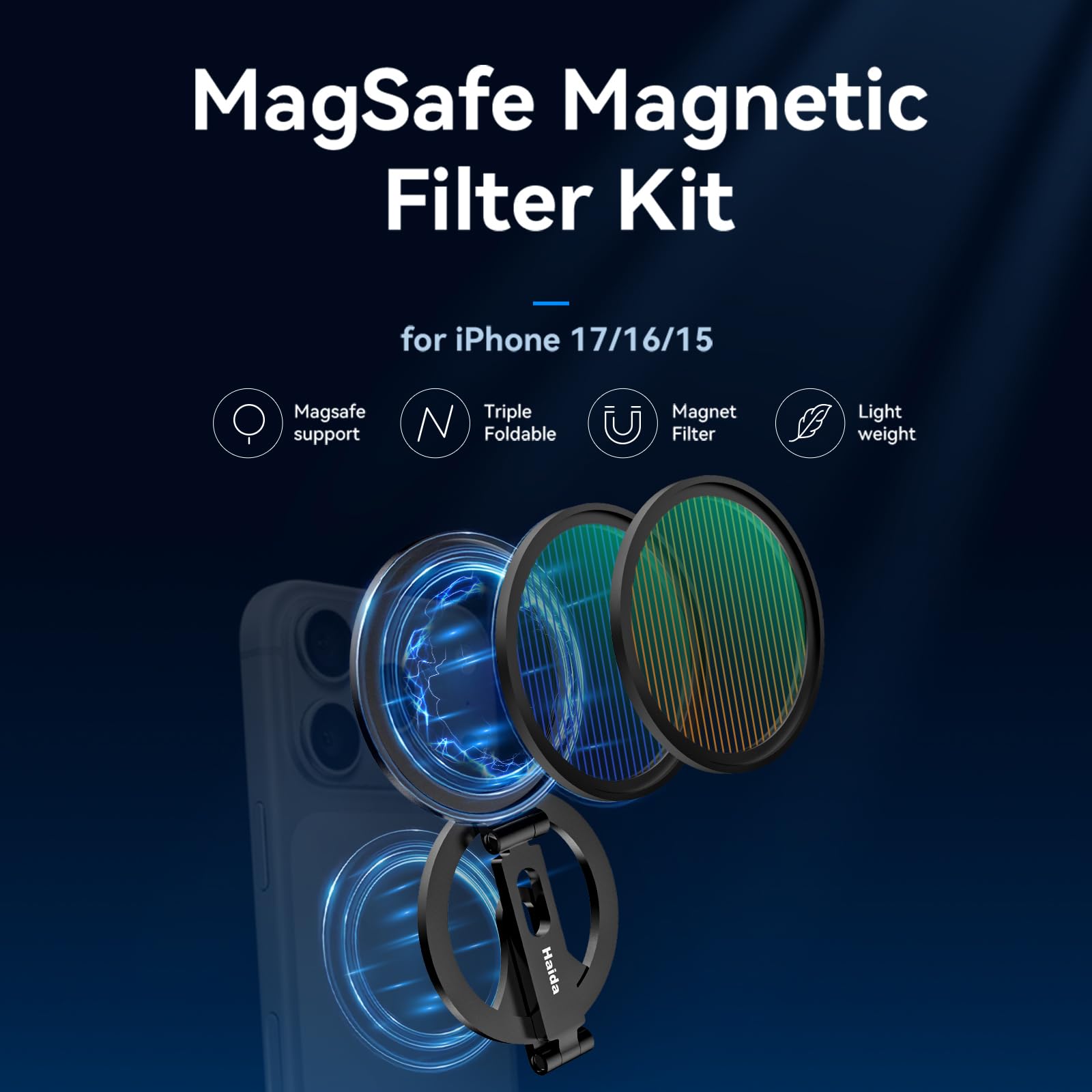 Amazon.co.jp: Haida Magnetic Filter Kit for iPhone (CPL, Mist