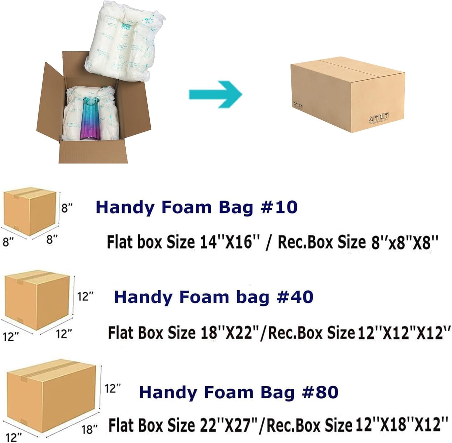 Expanding Foam Packaging Expanding Packing Foam for PC, Fragile & Irregular Valuables Items, Electronics, Ceramics, 22"x27" Expandable Packing Foam for Shipping & Moving #80 (12 Pack)