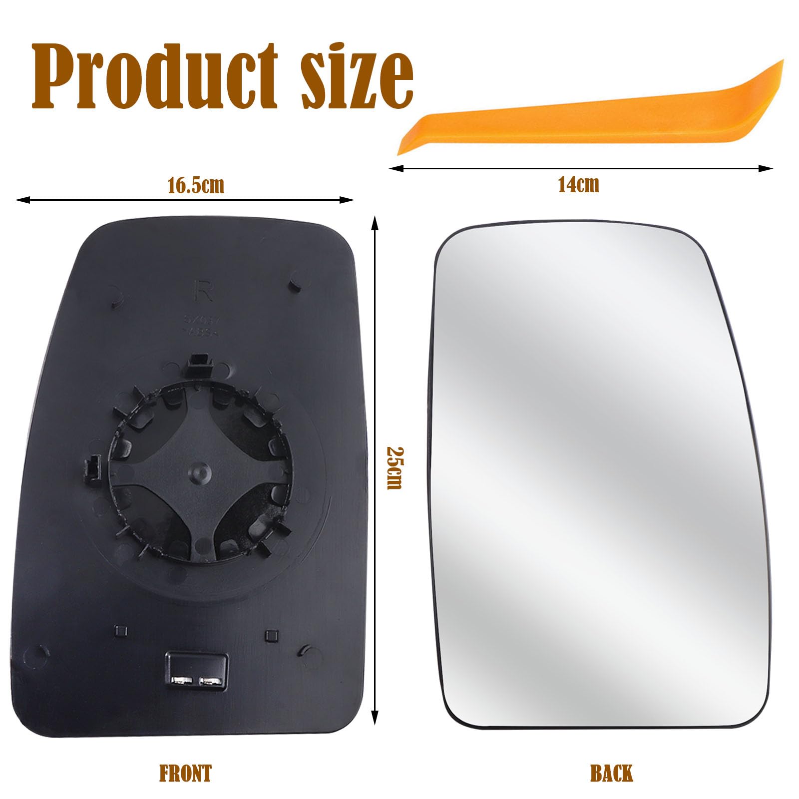 Retrovisore Laterale Auto Retrovisore Con Freccia Dinamica LED Per Master Movano NV400 2010-2023 - Indicatore Direzione Freccia Dinamica Led Opel