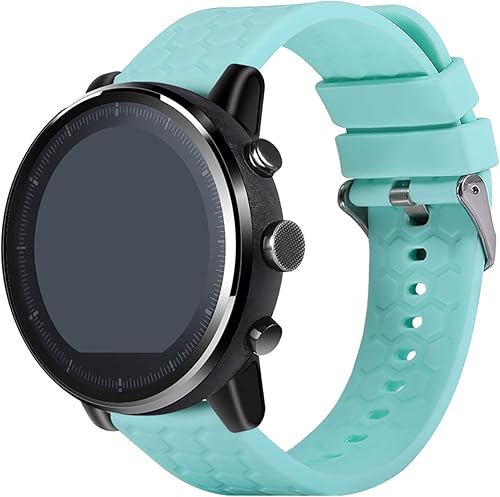 Miniatura 6 de Correa de silicona de liberación rápida de 0.866 pulgadas compatible con Fossil Gen 5 Julianna, Q WanderFounderMarshalGen 4 Explorist HR bandas de