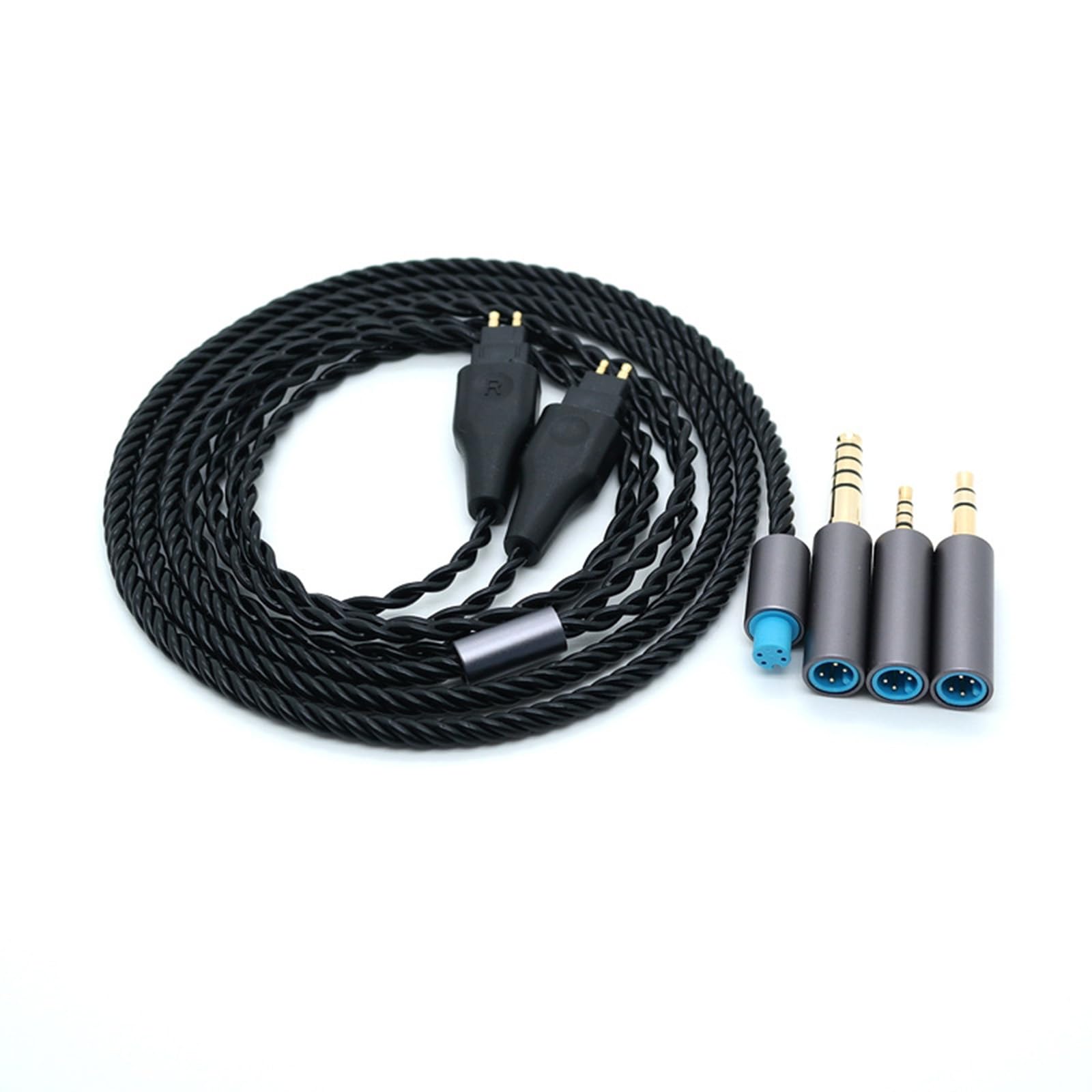 MMCX Balanced Cable with 4.4mm,2.5mm,3.5mm Adapter for Sennheiser IE200