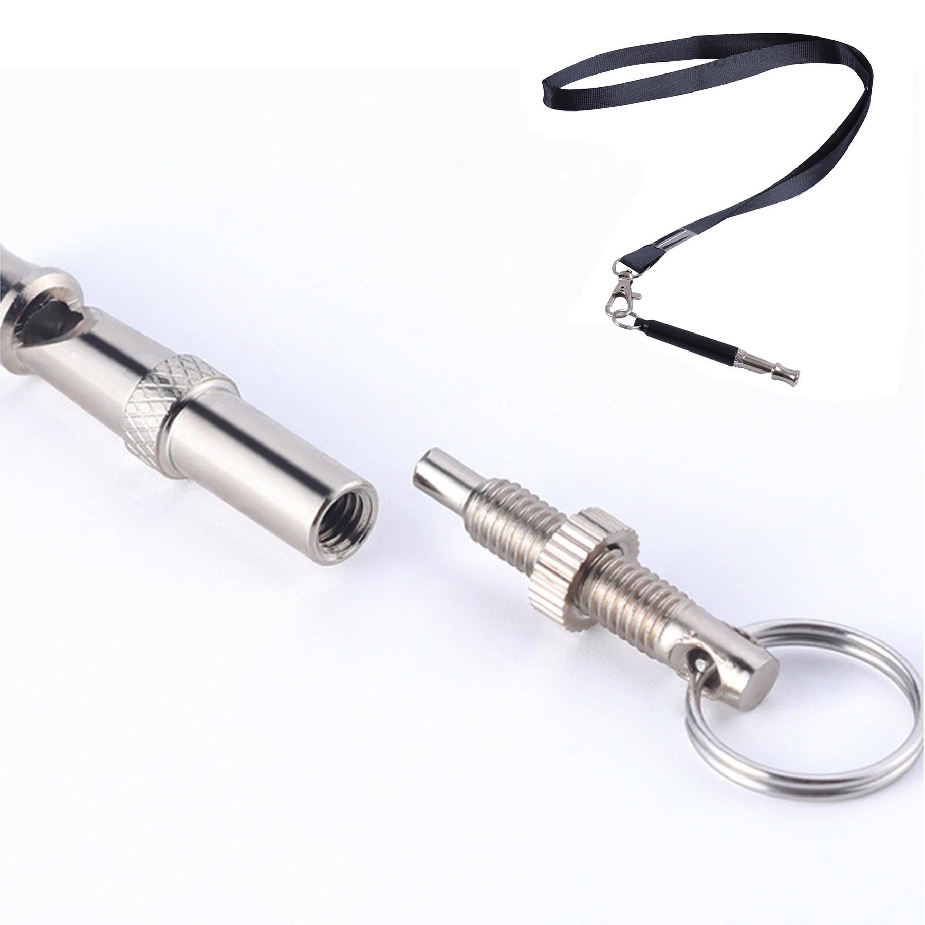 BAIYSFFG 2 Pack Dog Whistle, Dog Whistles for Recall Ultrasonic Stop Barking Silent, Adjustable Dog Training Whistle, with Lanyard - Image 3