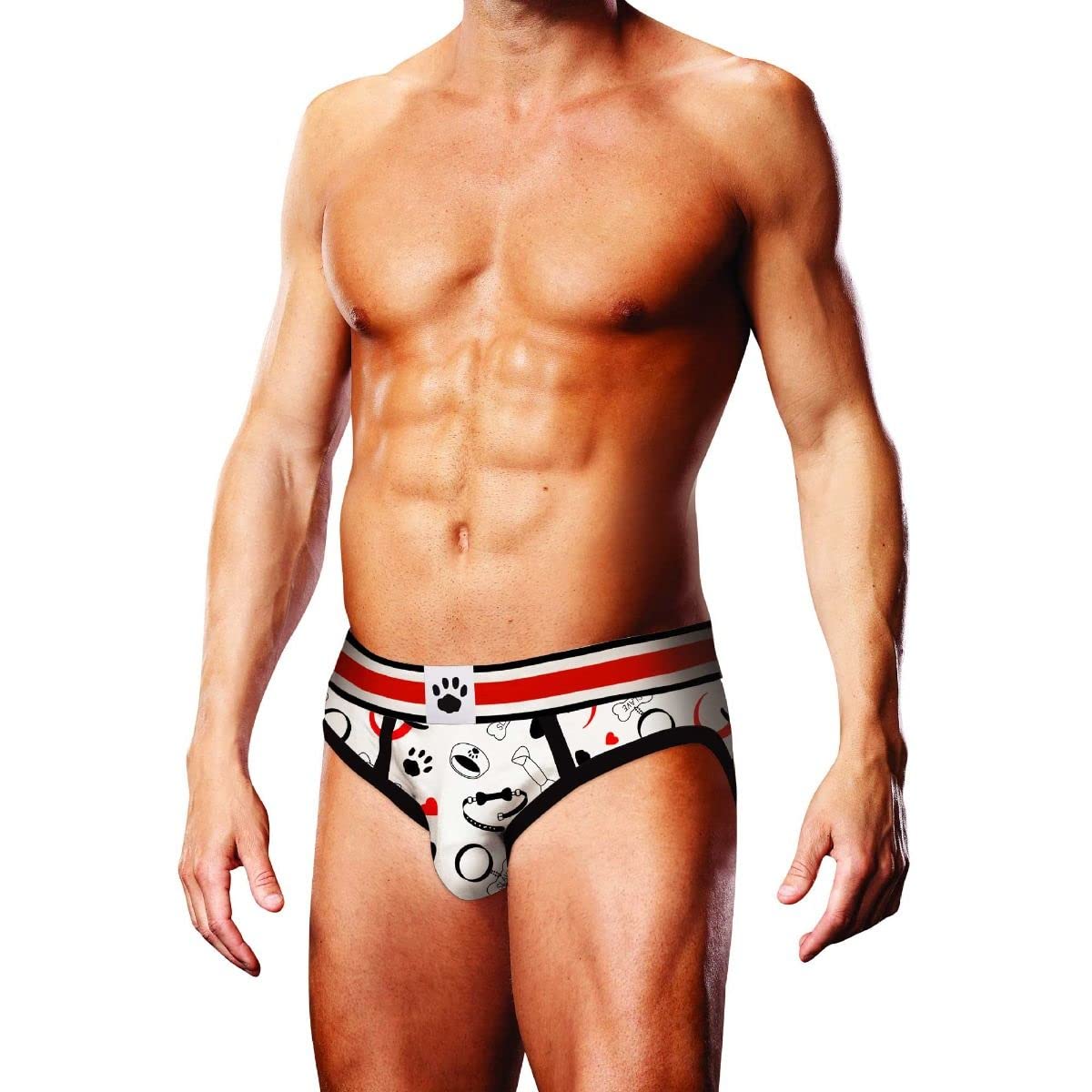 Prowler Men's Multicolor Puppie Print Brief Xsmall - Uk Waist Size - 26" - 30" - One Count