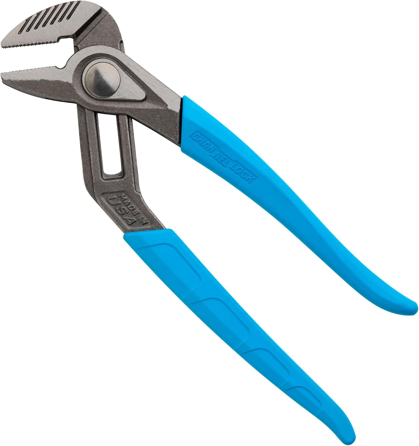 CHANNELLOCK 440X 12-inch SPEEDGRIP Straight Jaw Tongue & Groove Pliers | Made in USA | Forged High Carbon Steel