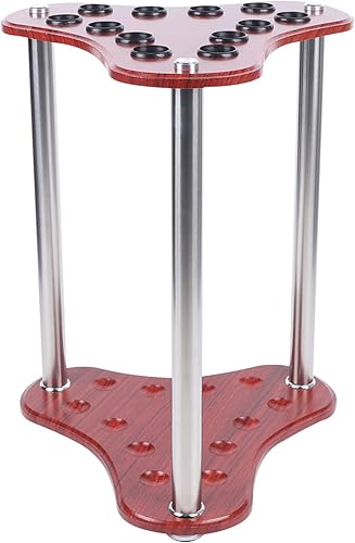 DNYSYSJ Soporte para taco de billar, soporte de piso de madera, organizador de palo de billar, mesa de billar (tipo 2)