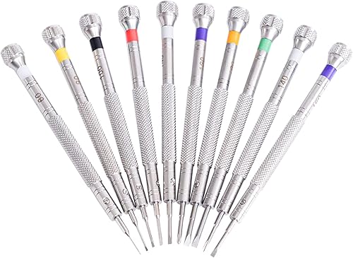 Juego de destornilladores de micro precisión, 10 unidades, kit de destornilladores para RUSIW Watch para extracción de eslabones de reloj,