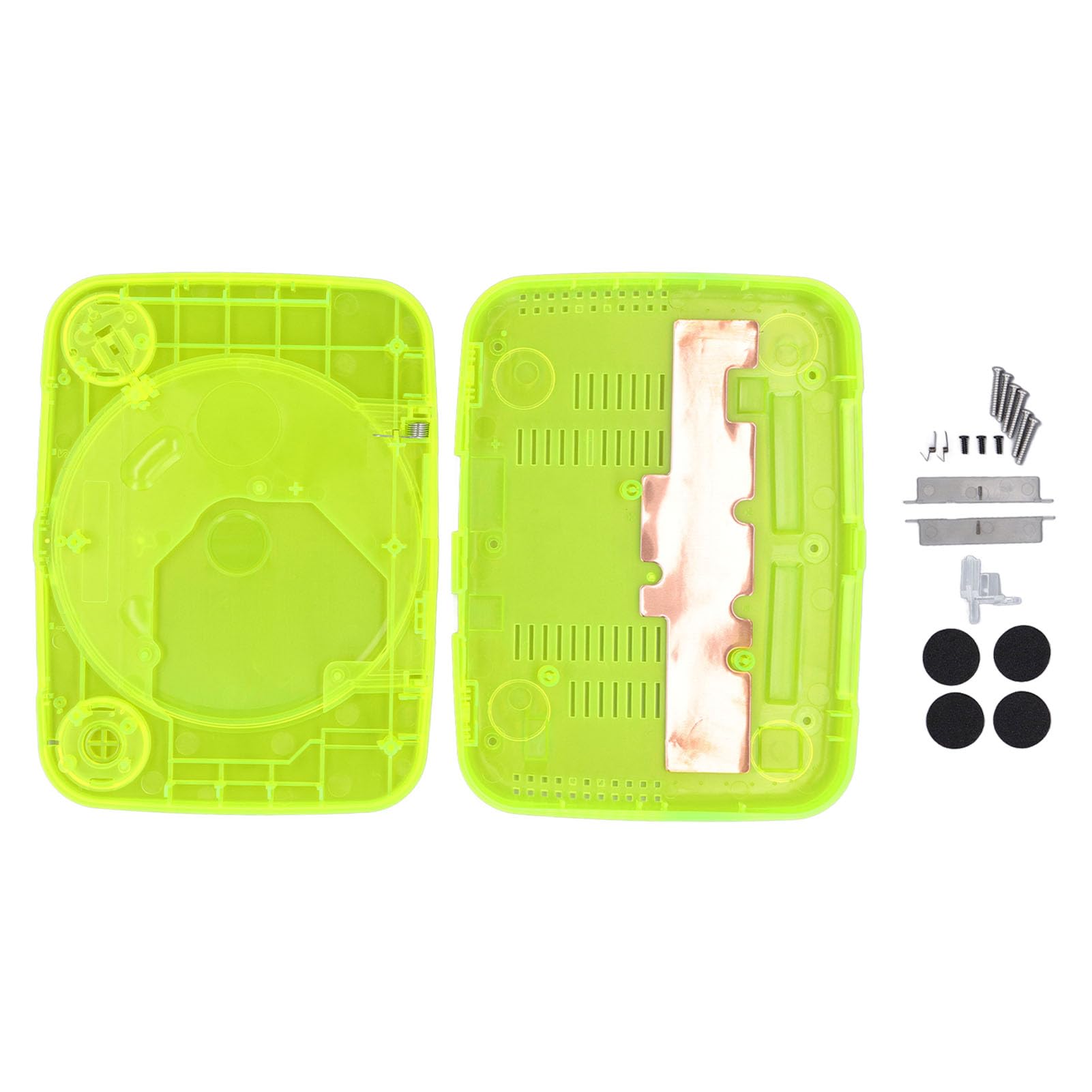 Jectse Custodia Console retrò Traslucida per con Kit Completo, Custodia Console Leggera e Portatile di Ricambio Compatibile con SCPH 001 SCPH 101 SCPH 102 SCPH 103 Tutte le Versioni