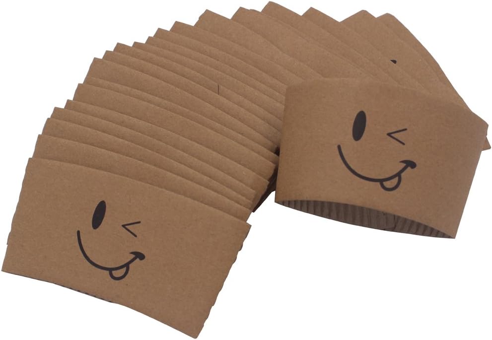 WARMBUY Coffee Cup Sleeves, 100 Count