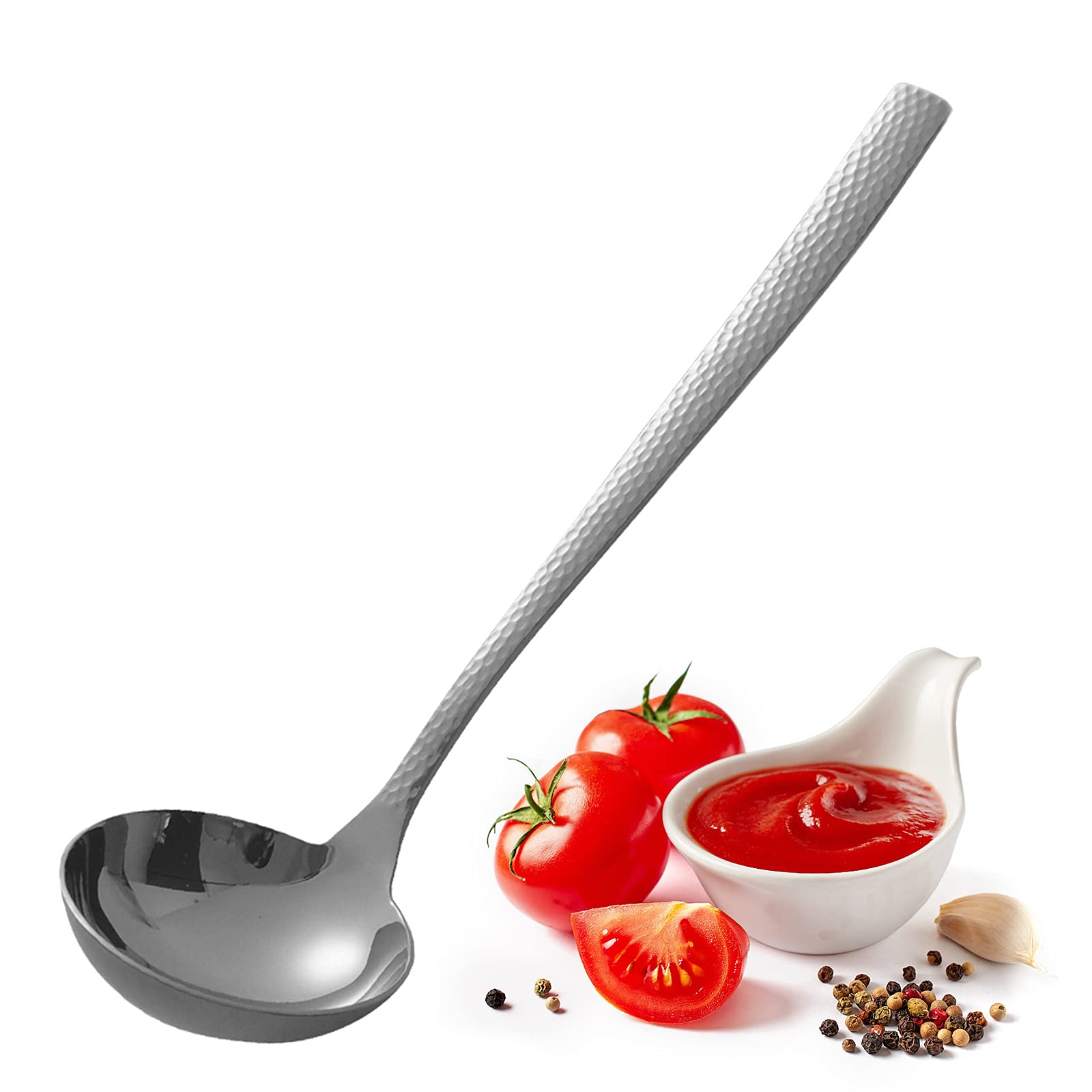 Buy Soup Ladle Stainless Steel, Gravy Ladle, Small Round Sauce Ladle
