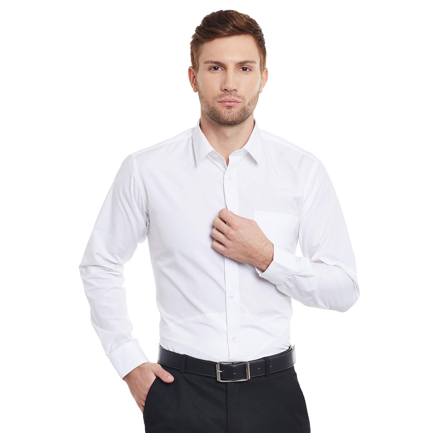 english navy Men's Dress Regular Fit Shirt-picture-10