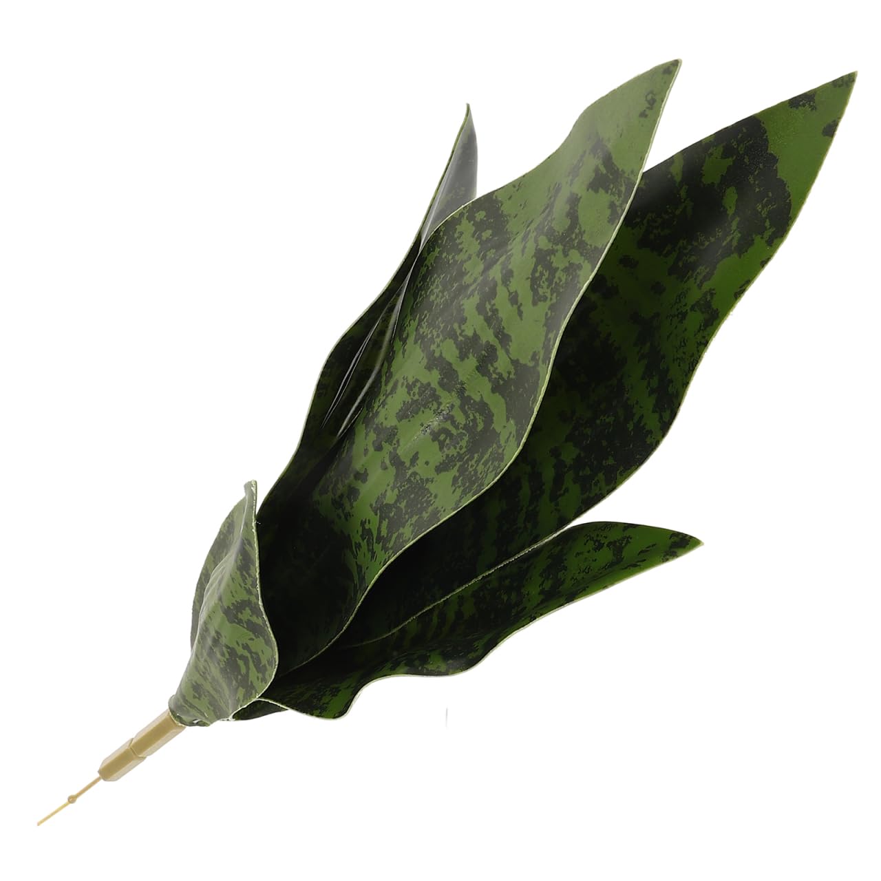 Plantes artificielles sansevieria fausses feuilles tropicales vertes de 32,5 cm