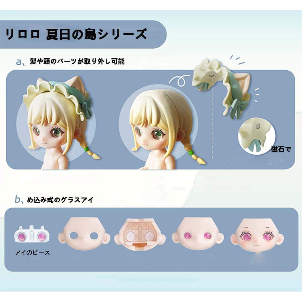 Amazon.co.jp: リロロ 夏日の島シリーズ 1セット 6個ボックス 高約16cm 