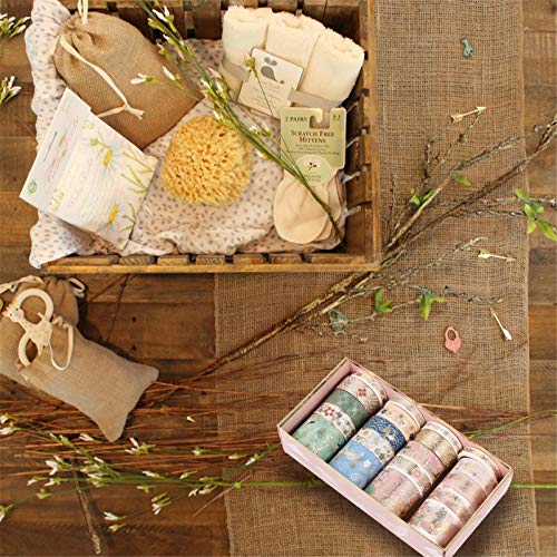 ARTIBETTER 20 rolos de fita adesiva washi para scrapbook, fita decorativa para artesanato, fitas de