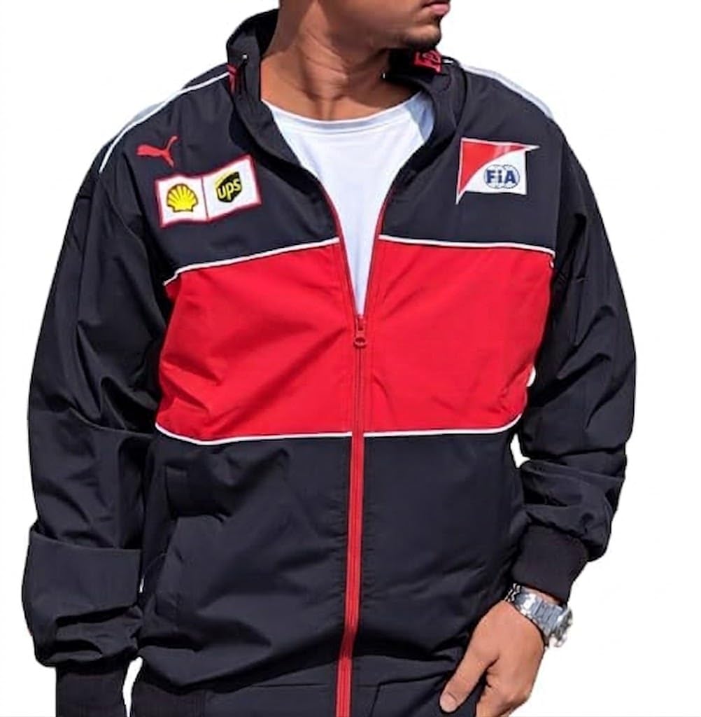 drip spoiler Men’s Graphic Printed Racing Jacket With Stylish Windproof Zip For Bike Riding And Daily Look-picture-18