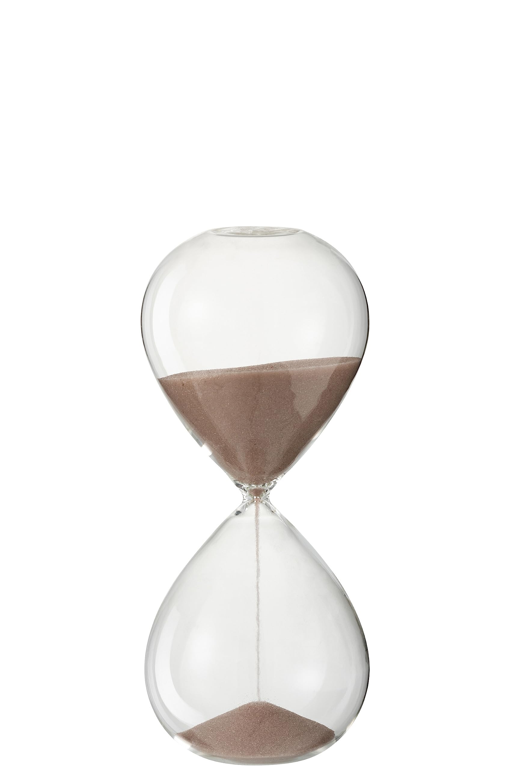 Hourglass Deco Glass/Sand Light Pink Medium