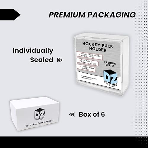 Miniatura 6 de Estuche de disco de hockey, soporte de disco transparente  Se adapta a discos de hockey de tamaño oficial