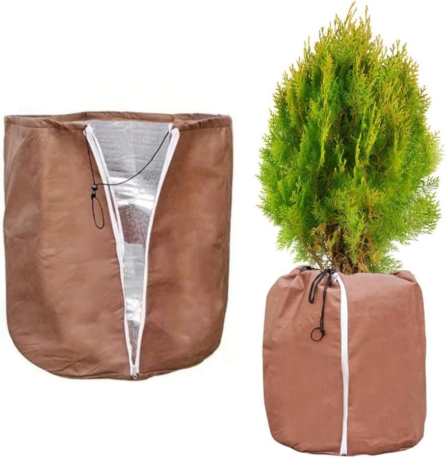 Wzzy Gurden Frost Protection Bags for Potted Plants, Pot Protection for