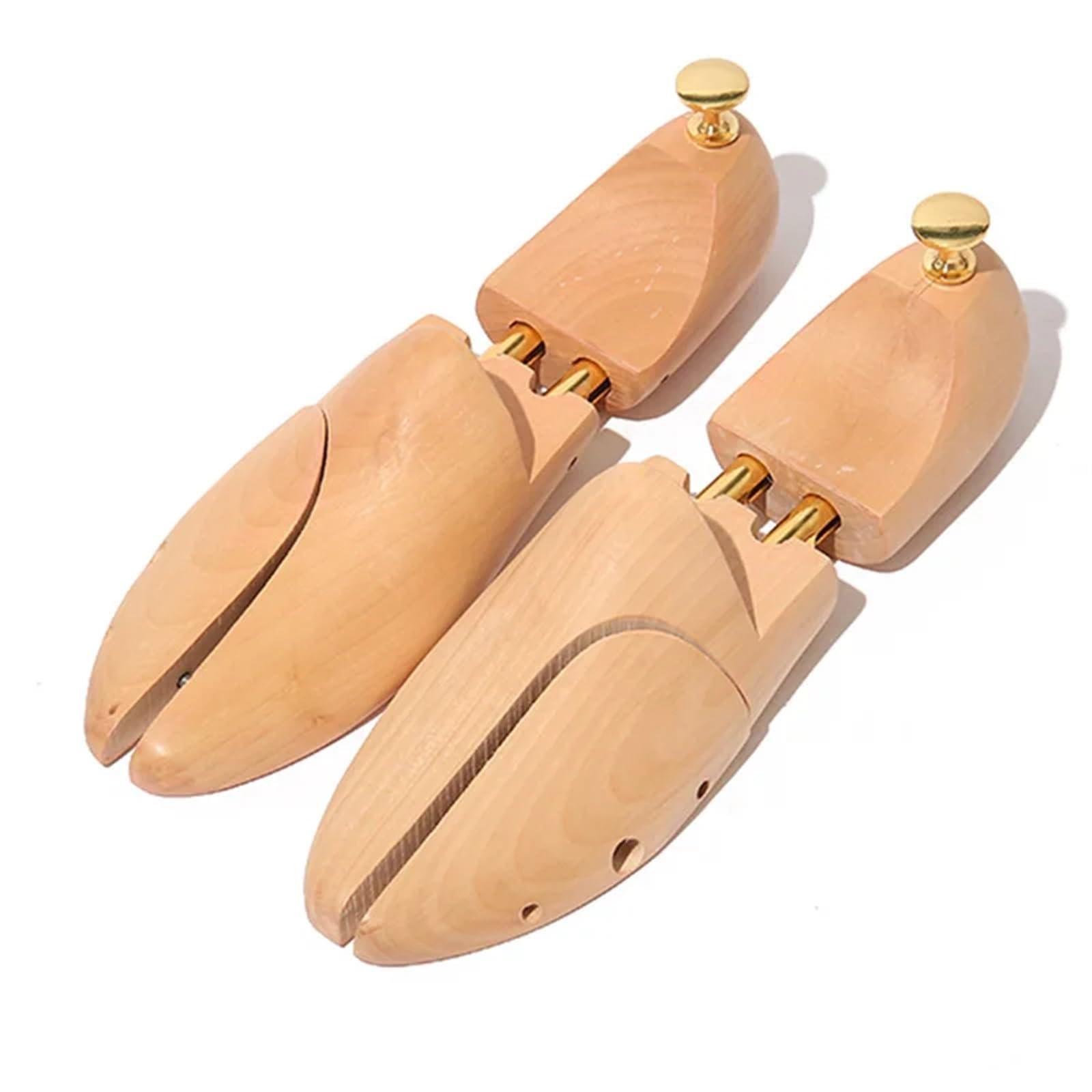 Ensanchador de zapatos Unisex, estante moldeador árboles, madera ajustables, botas, expansor, talla S/M/L, 1 par