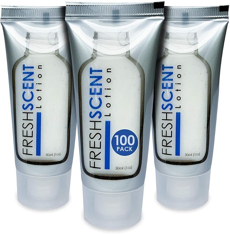 Loção Freshscent 30 mL, Pacote com 100 unidades para hotelaria e viagem