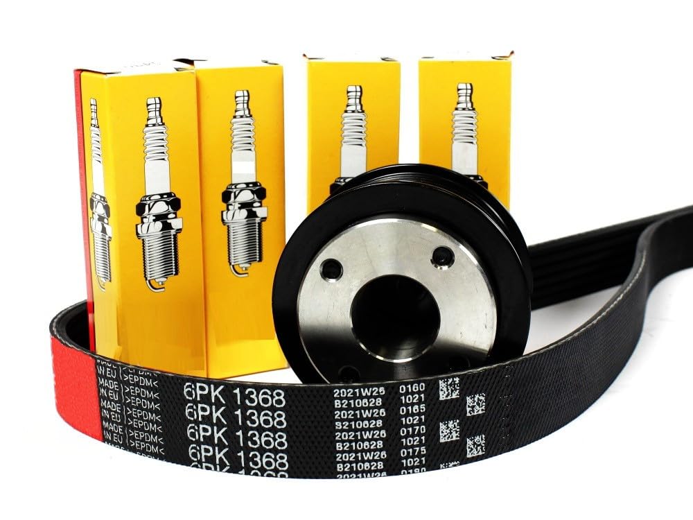 Poulie de compresseur de tuning 15% Roue de tuning pour R52 R53 X-Parts High Performance avec bougies et courroies trapézoïdales correspondantes 20-25CV et environ 30NM 1099266
