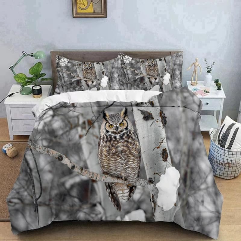 Funda nórdica 240x260 cama 180 gris con cremallera y fundas de almohada 50x75 para decoración