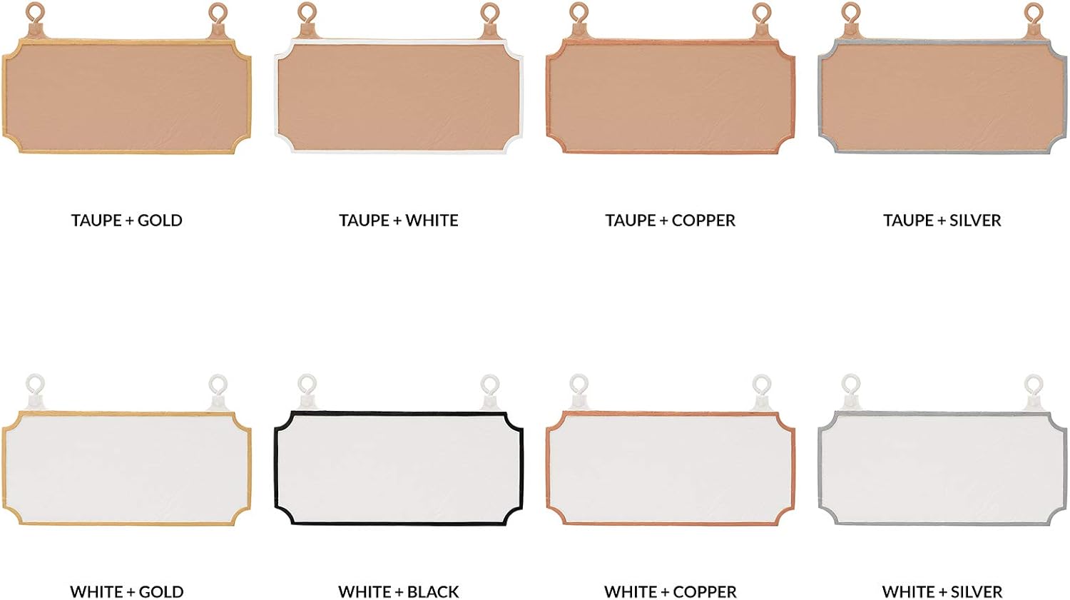 40 Color Options, Double Sided Hanging Princeton Arch Two Line Address Sign Plaque, Powder Coated Aluminum (Holds up to 5 Address Digits on Line 1) made by Address Number Store